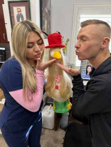 Valentines kiss